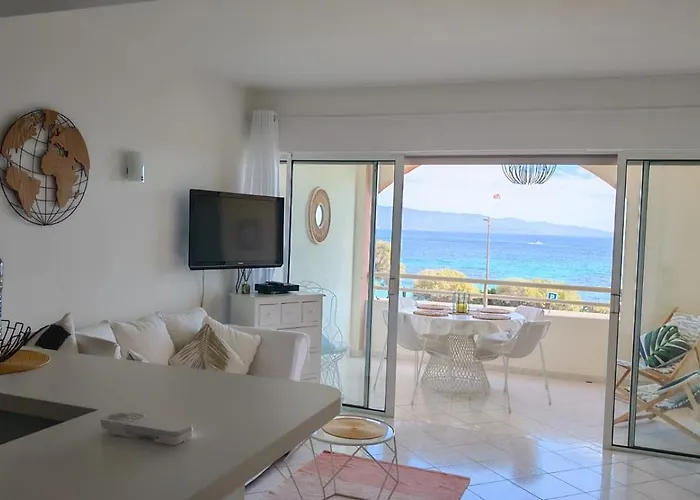 Apartamento Superbe Pieds Dans L Eau Face à La De Sable Fin Route Des îles Des Sanguinaires